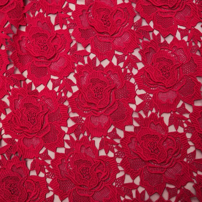 Self Portrait Dresses Red Flower Lace Midi Dress 8211 Women Self Portrait Dresses Red Flower Lace Midi Dress 8211 Women