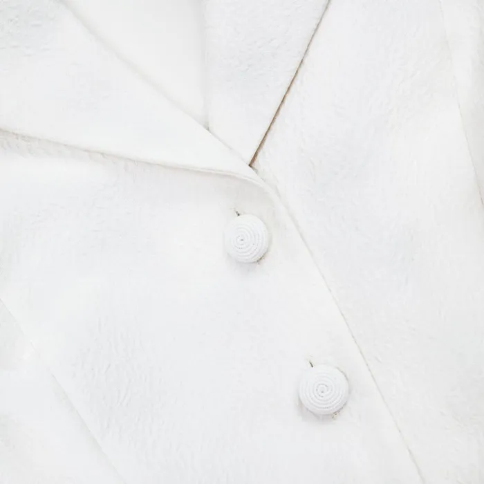 Self Portrait Dresses White Textured Midi Dress 8211 Women Self Portrait Dresses White Textured Midi Dress 8211 Women