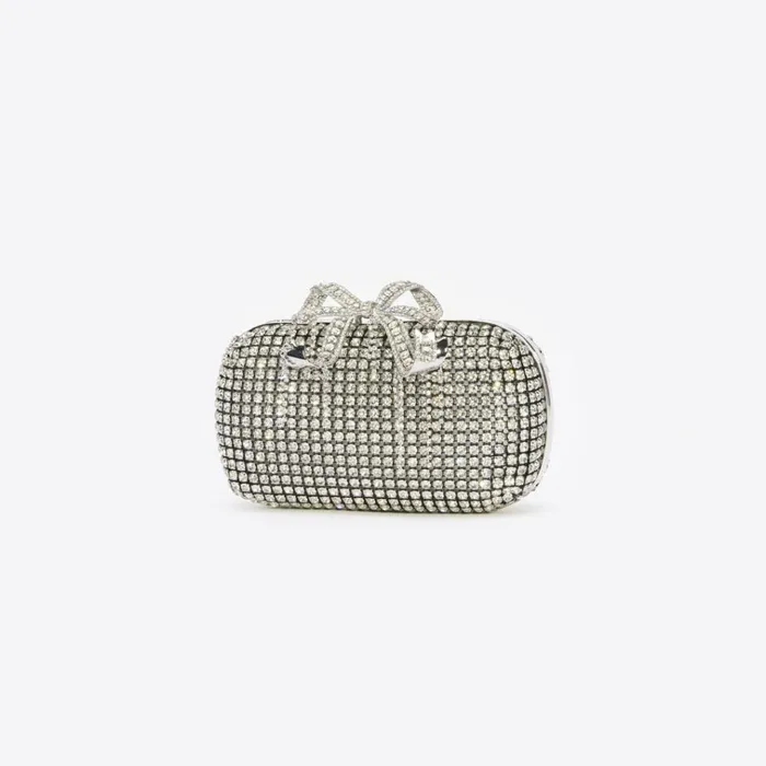 Self Portrait Icons Silver Chainmail Clutch Bag 8211 Women Self Portrait Icons Silver Chainmail Clutch Bag 8211 Women