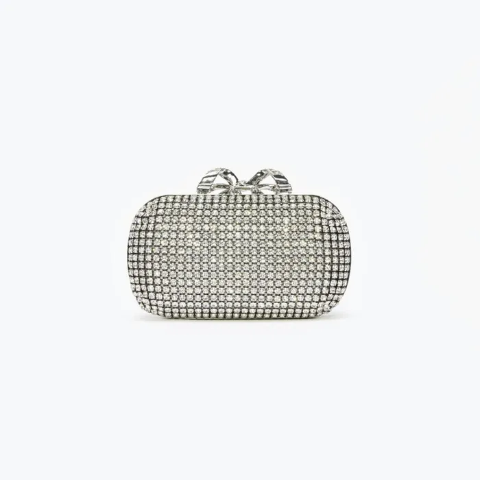 Self Portrait Icons Silver Chainmail Clutch Bag 8211 Women Self Portrait Icons Silver Chainmail Clutch Bag 8211 Women