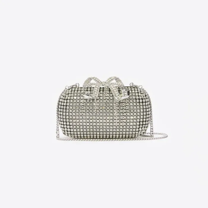 Self Portrait Icons Silver Chainmail Clutch Bag 8211 Women Self Portrait Icons Silver Chainmail Clutch Bag 8211 Women