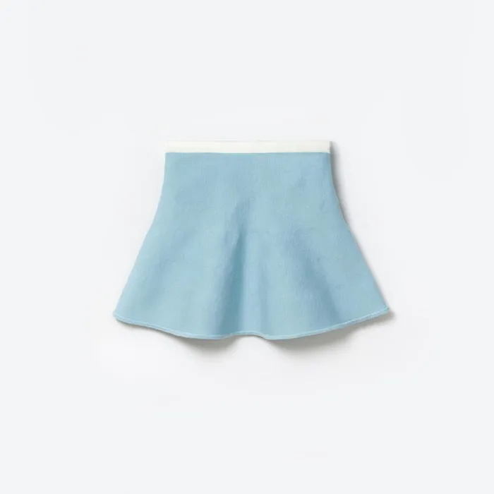 Self Portrait Knitwear Blue Knit Skirt 8211 Kids Self Portrait Knitwear Blue Knit Skirt 8211 Kids