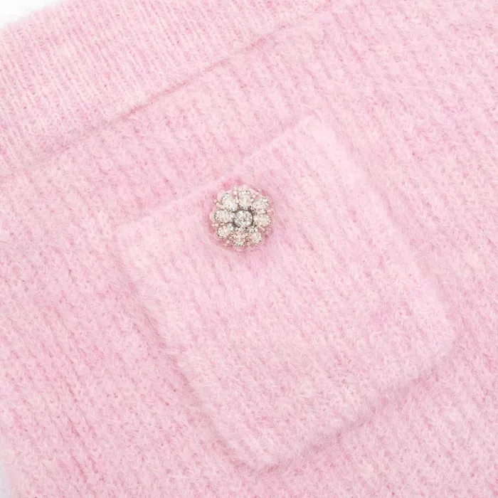 Self Portrait Knitwear Pink Fluffy Rib Knit Mini Skirt 8211 Women Self Portrait Knitwear Pink Fluffy Rib Knit Mini Skirt 8211 Women