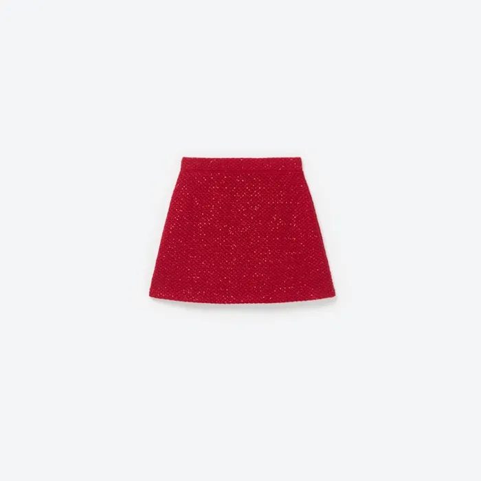 Self Portrait Knitwear Red Knit Skirt 8211 Kids Self Portrait Knitwear Red Knit Skirt 8211 Kids