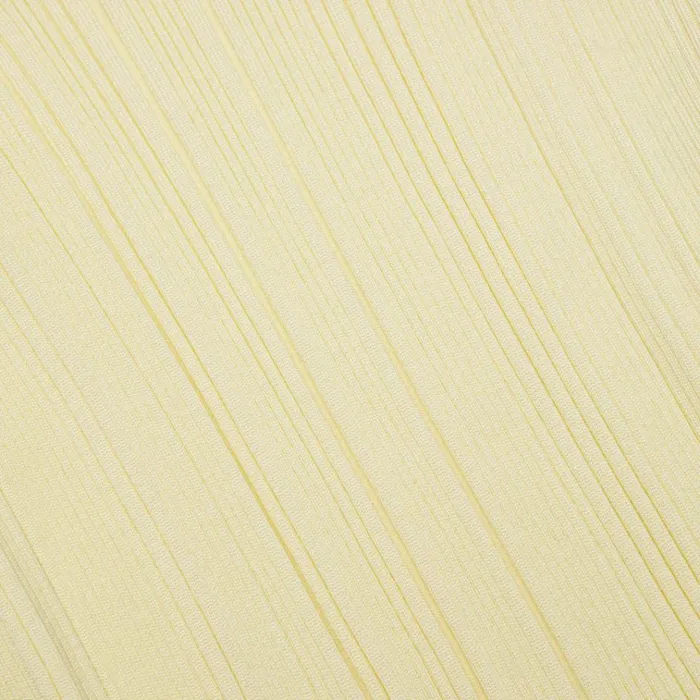 Self Portrait Knitwear Yellow Ribbed Viscose Knit Skirt 8211 Women Self Portrait Knitwear Yellow Ribbed Viscose Knit Skirt 8211 Women