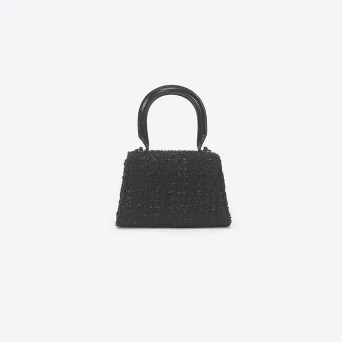 Self Portrait Micro Black Boucle Micro Bow Bag 8211 Women Self Portrait Micro Black Boucle Micro Bow Bag 8211 Women
