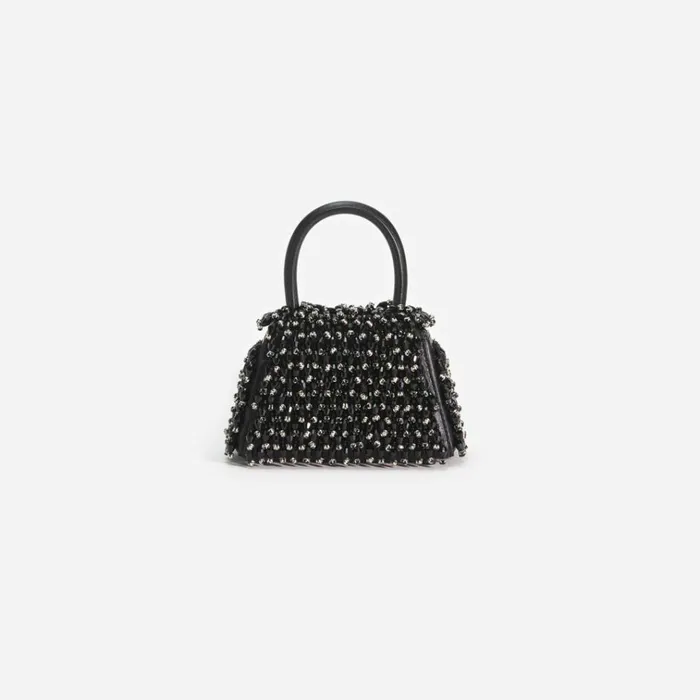 Self Portrait Micro Black Embellished Micro Bow Bag 8211 Women Self Portrait Micro Black Embellished Micro Bow Bag 8211 Women