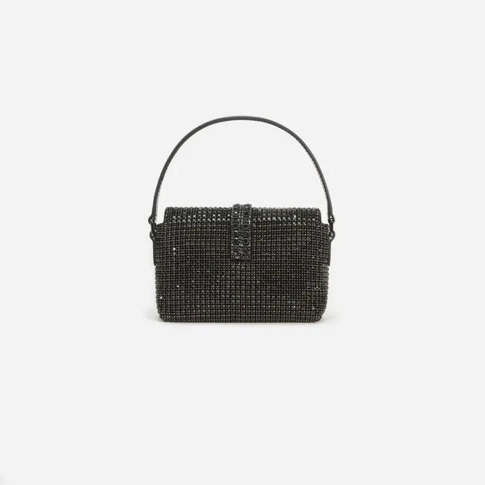 Self Portrait Micro Black Rhinestone Chainmail Micro Bag 8211 Women Self Portrait Micro Black Rhinestone Chainmail Micro Bag 8211 Women