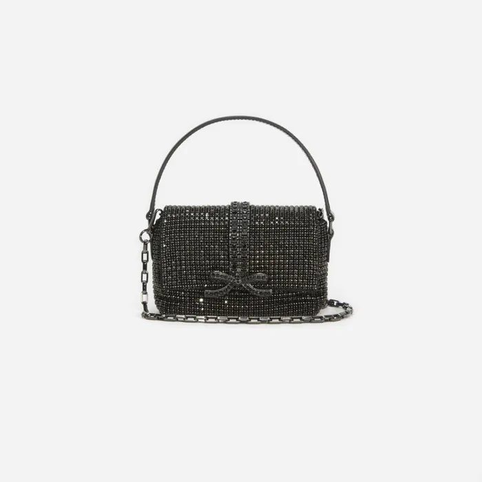 Self Portrait Micro Black Rhinestone Chainmail Micro Bag 8211 Women Self Portrait Micro Black Rhinestone Chainmail Micro Bag 8211 Women