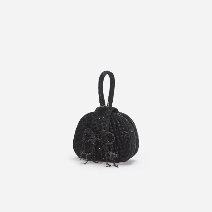 Self Portrait Micro Black Rhinestone Top Handle Micro Bag 8211 Women Self Portrait Micro Black Rhinestone Top Handle Micro Bag 8211 Women