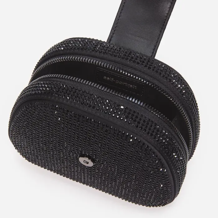 Self Portrait Micro Black Rhinestone Top Handle Micro Bag 8211 Women Self Portrait Micro Black Rhinestone Top Handle Micro Bag 8211 Women