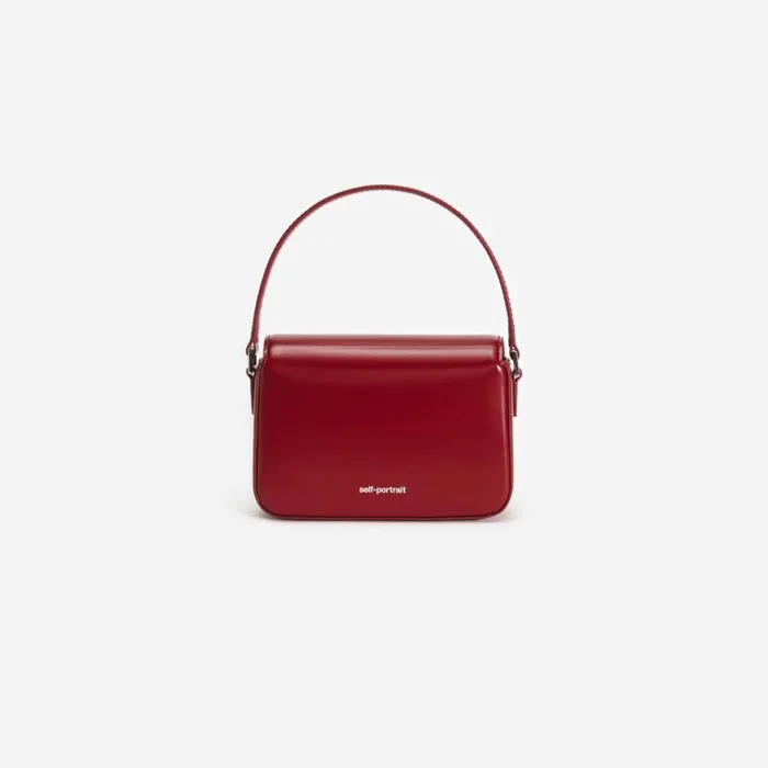 Self Portrait Micro Burgundy Leather Micro Bag 8211 Women Self Portrait Micro Burgundy Leather Micro Bag 8211 Women