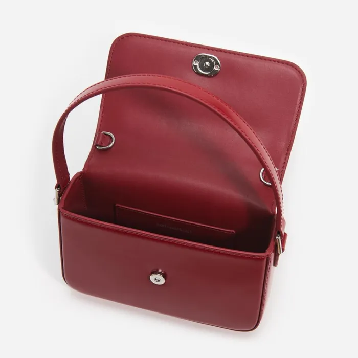 Self Portrait Micro Burgundy Leather Micro Bag 8211 Women Self Portrait Micro Burgundy Leather Micro Bag 8211 Women