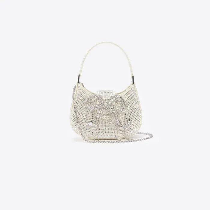 Self Portrait Micro Champagne Rhinestone Micro Crescent Bag 8211 Women Self Portrait Micro Champagne Rhinestone Micro Crescent Bag 8211 Women