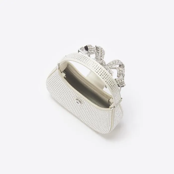 Self Portrait Micro Champagne Rhinestone Micro Crescent Bag 8211 Women Self Portrait Micro Champagne Rhinestone Micro Crescent Bag 8211 Women