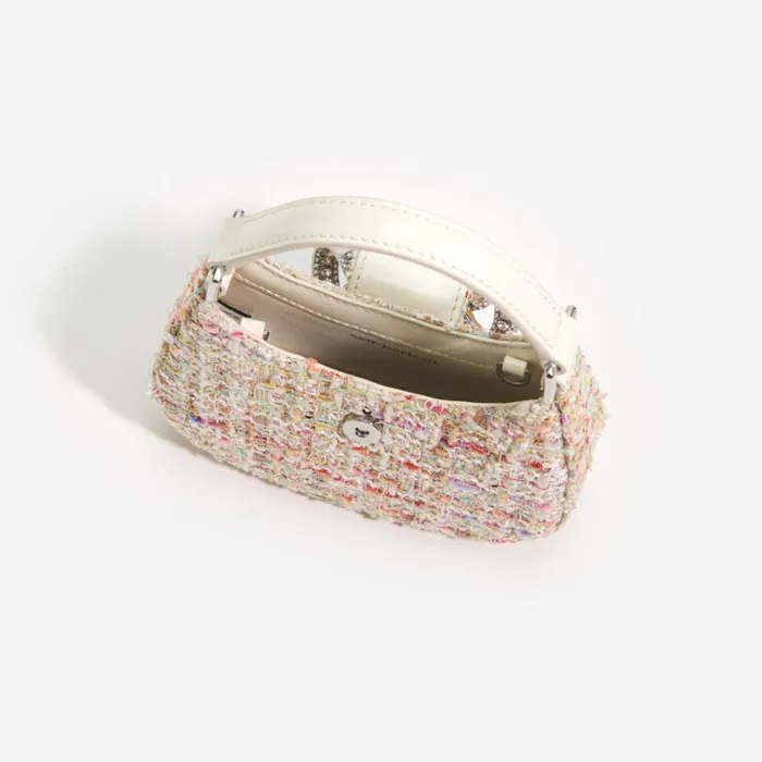 Self Portrait Micro Cream Boucle Micro Bag 8211 Women Self Portrait Micro Cream Boucle Micro Bag 8211 Women