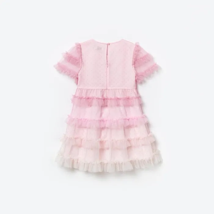 Self Portrait Party Dresses Pink Mesh Dot Mini Dress 8211 Kids Self Portrait Party Dresses Pink Mesh Dot Mini Dress 8211 Kids
