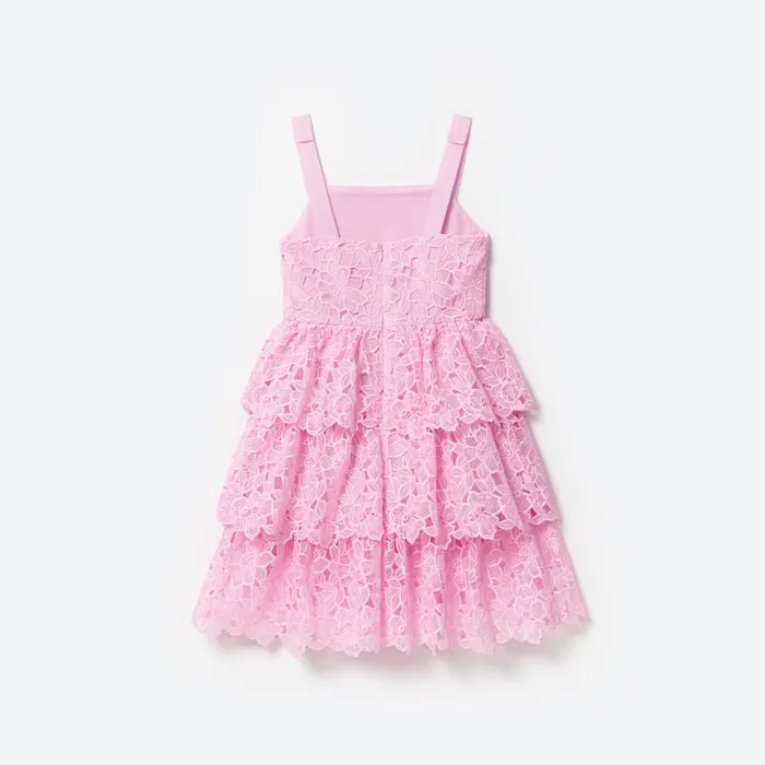 Self Portrait Party Dresses Pink Organza Lace Midi Dress 8211 Kids Self Portrait Party Dresses Pink Organza Lace Midi Dress 8211 Kids
