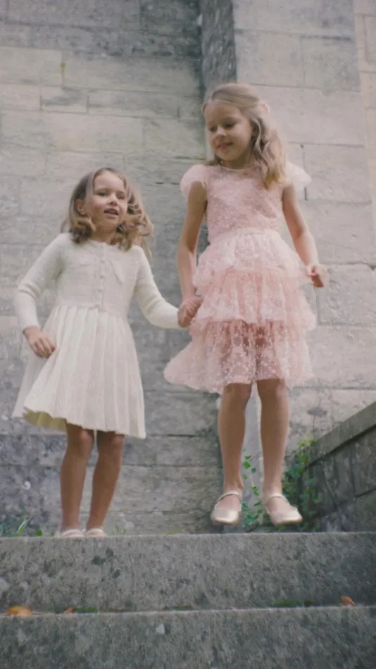 Self Portrait Party Dresses Pink Tiered Sequin Dress 8211 Kids Self Portrait Party Dresses Pink Tiered Sequin Dress 8211 Kids