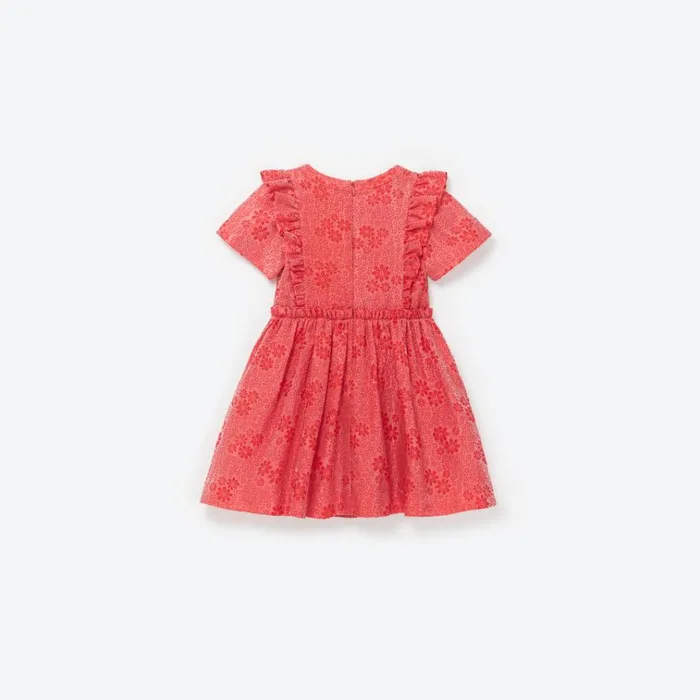 Self Portrait Party Dresses Red Textured Cotton Dress 8211 Kids Self Portrait Party Dresses Red Textured Cotton Dress 8211 Kids