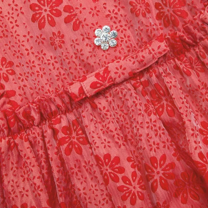 Self Portrait Party Dresses Red Textured Cotton Dress 8211 Kids Self Portrait Party Dresses Red Textured Cotton Dress 8211 Kids