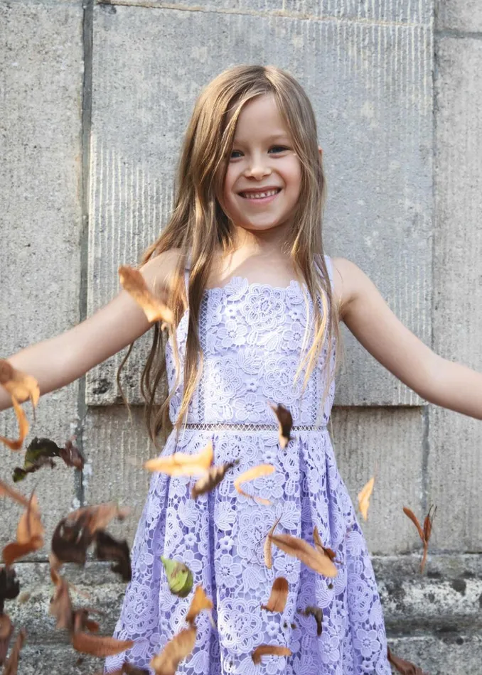 Self Portrait Party Dresses Sleeveless Purple Lace Dress 8211 Kids Self Portrait Party Dresses Sleeveless Purple Lace Dress 8211 Kids