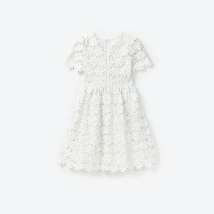 Self Portrait Party Dresses White Sequin Guipure Dress 8211 Kids Self Portrait Party Dresses White Sequin Guipure Dress 8211 Kids