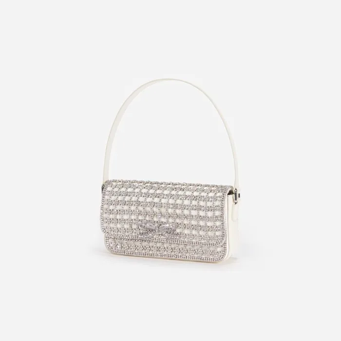 Self Portrait Shoulder Bags Champagne Crystal Baguette Bag 8211 Women Self Portrait Shoulder Bags Champagne Crystal Baguette Bag 8211 Women
