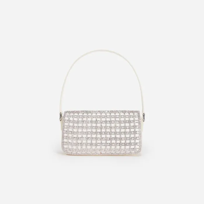 Self Portrait Shoulder Bags Champagne Crystal Baguette Bag 8211 Women Self Portrait Shoulder Bags Champagne Crystal Baguette Bag 8211 Women