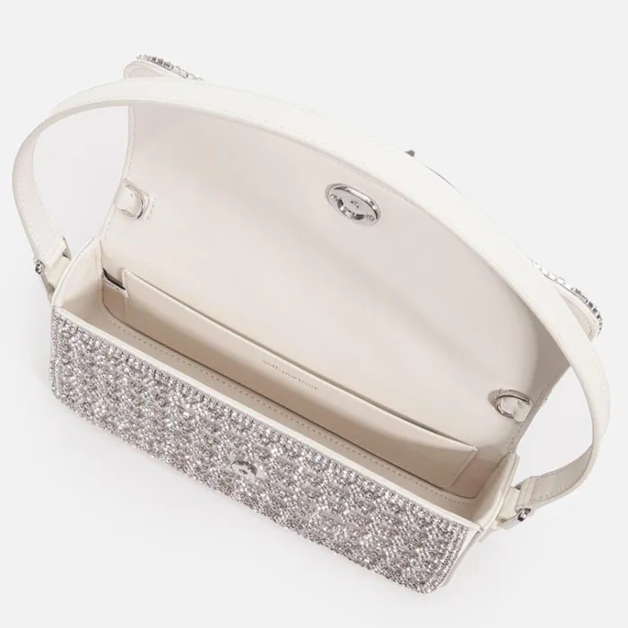 Self Portrait Shoulder Bags Champagne Crystal Baguette Bag 8211 Women Self Portrait Shoulder Bags Champagne Crystal Baguette Bag 8211 Women