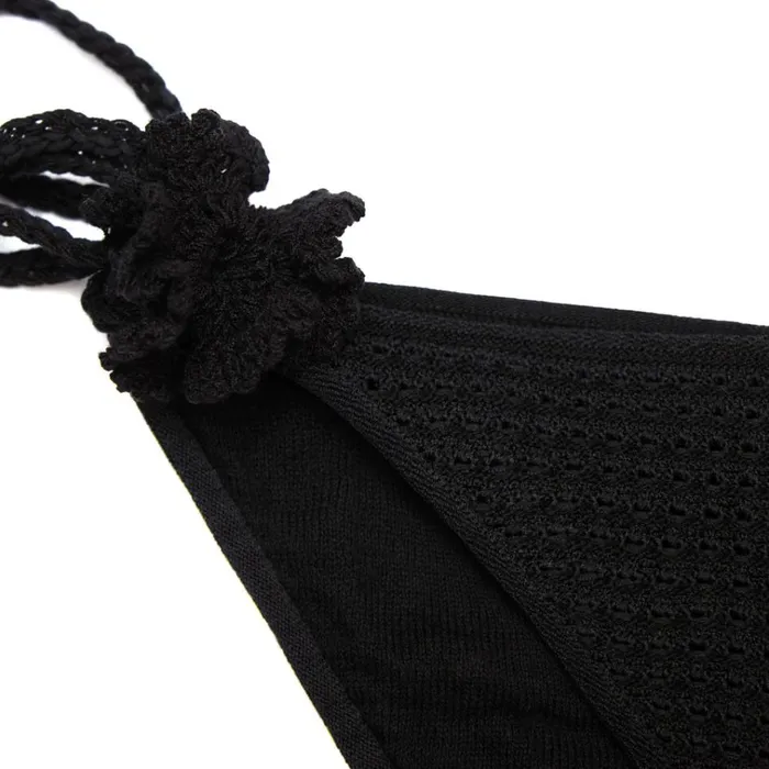 Self Portrait Swim and Resort Black Crochet Bikini Brief 8211 Women Self Portrait Swim and Resort Black Crochet Bikini Brief 8211 Women
