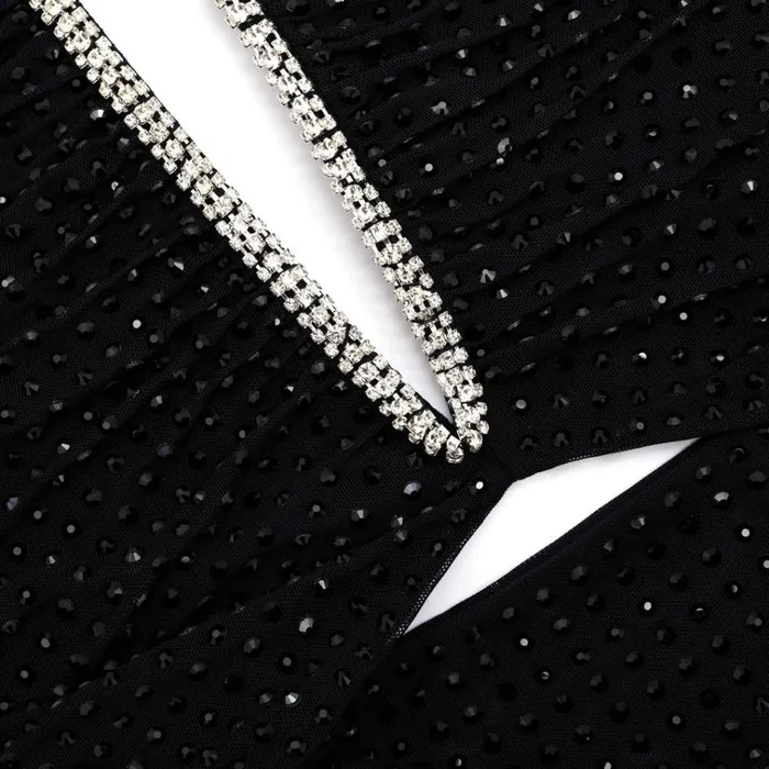 Self Portrait Tops Black Jersey Rhinestone Top 8211 Women Self Portrait Tops Black Jersey Rhinestone Top 8211 Women
