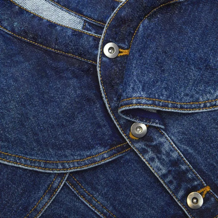 Self Portrait Tops Denim Frill One Shoulder Top 8211 Women Self Portrait Tops Denim Frill One Shoulder Top 8211 Women