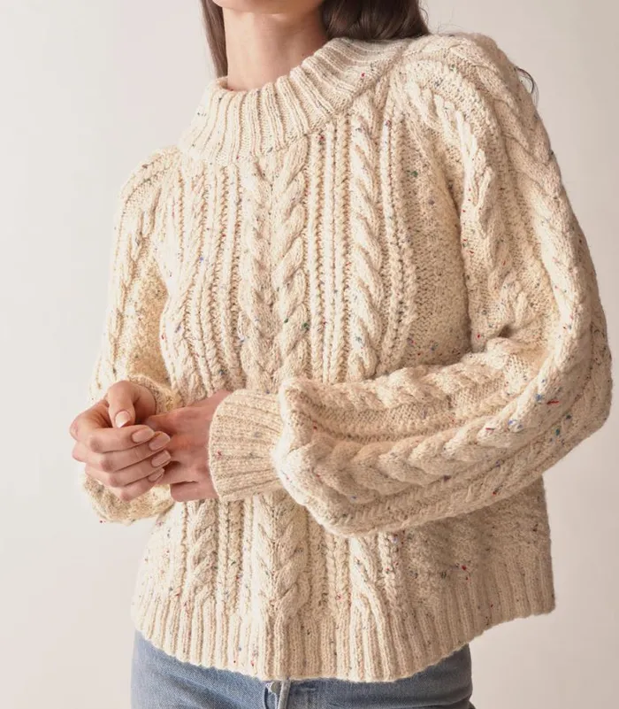 SERENA SWEATER Cream Shop DEN Knitwear