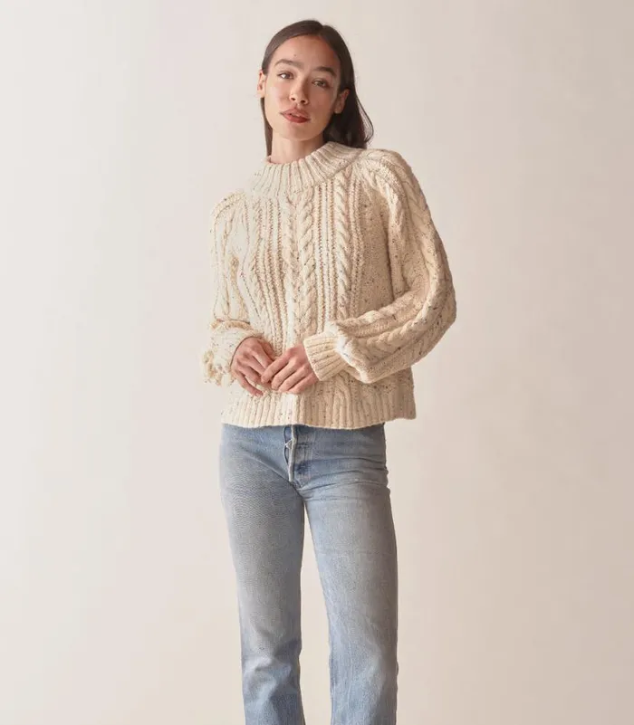 SERENA SWEATER Cream Shop DEN Knitwear