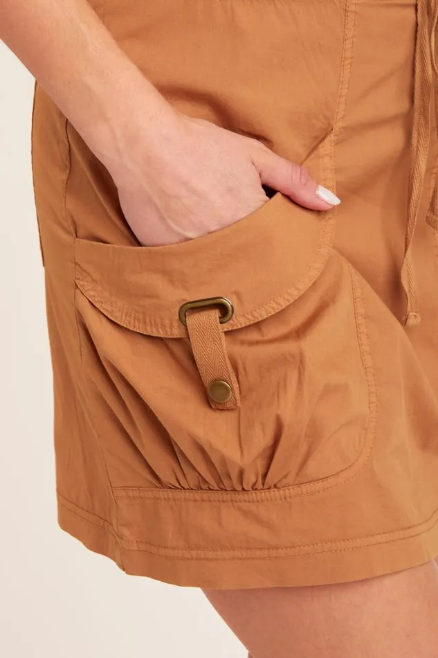 Shirley Mini Skirt Terra Cotta Clothing XCVI Skirts