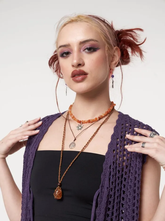 Shop Bohemian Fairy Gemstone Necklace Set Minga London Accessories
