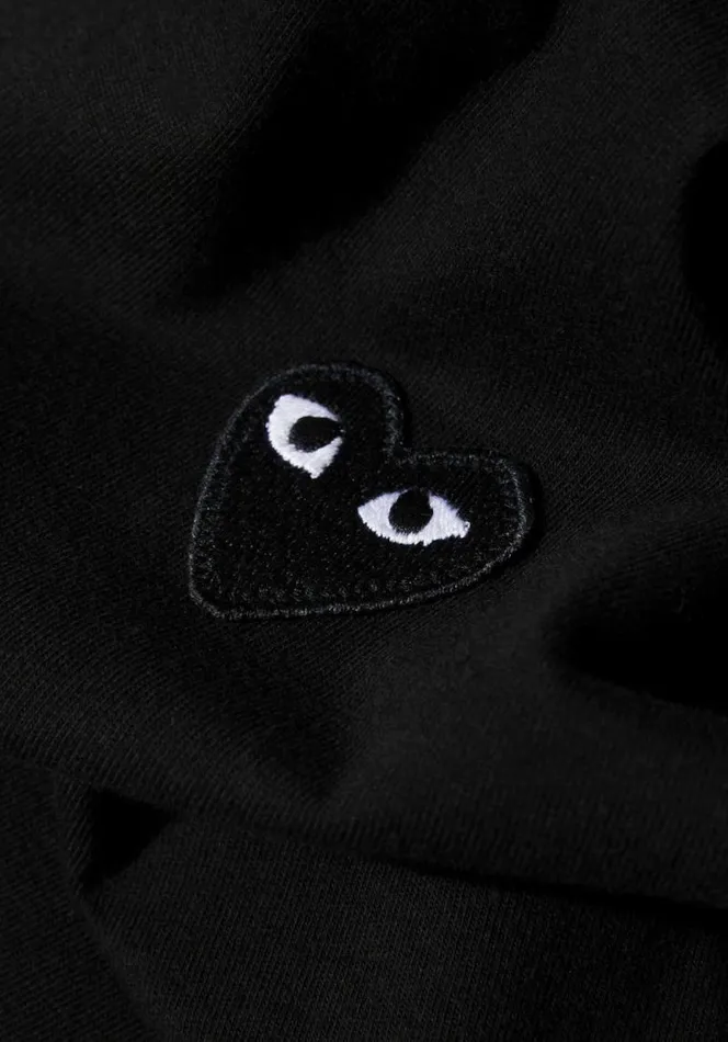 Shop COMME DES GARCONS PLAY BLACK HEART TEE Black MKI MIYUKI ZOKU TShirts