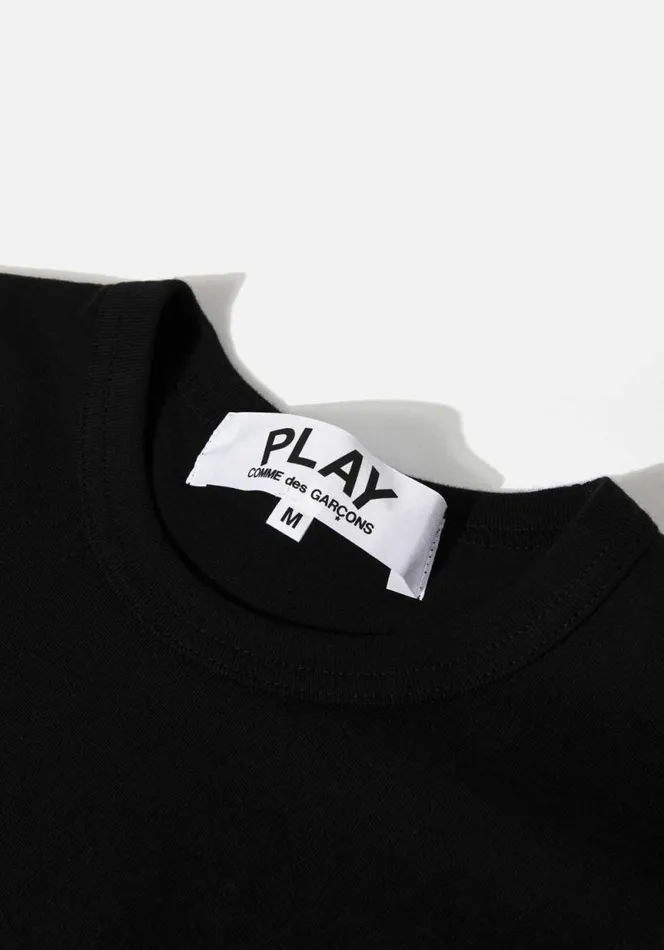 Shop COMME DES GARCONS RED HEART LONG SLEEVE Black MKI MIYUKI ZOKU TShirts