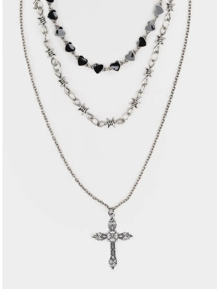 Shop Crown Of Thorns Silver Necklace Set Minga London Accessories