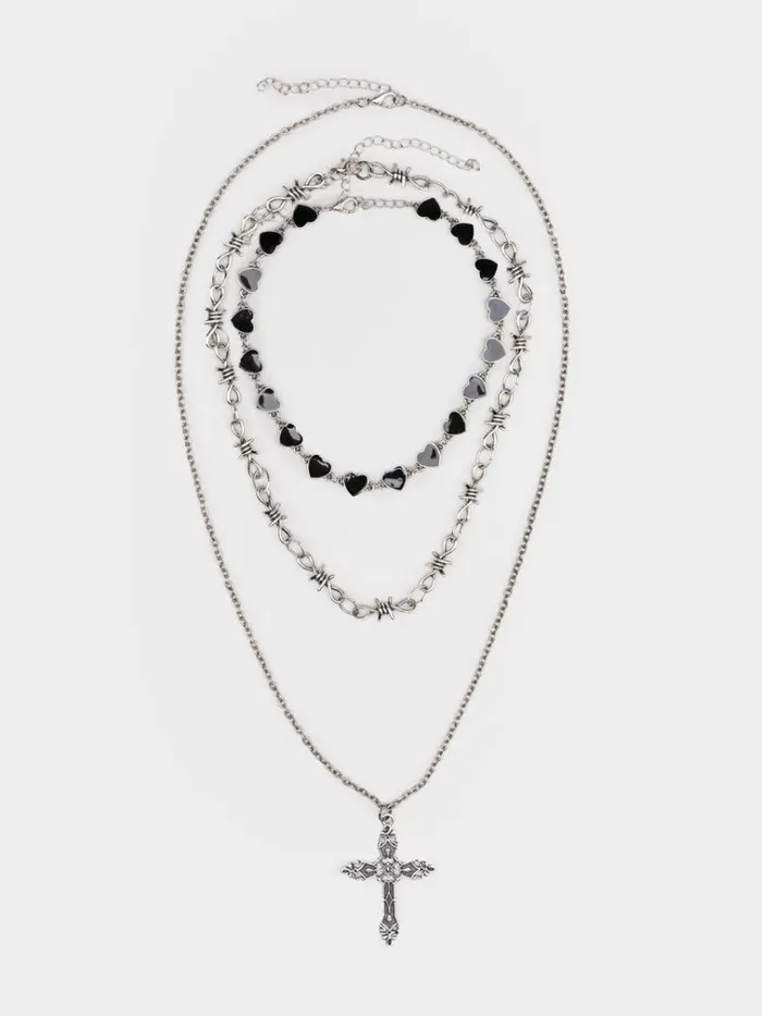 Shop Crown Of Thorns Silver Necklace Set Minga London Accessories