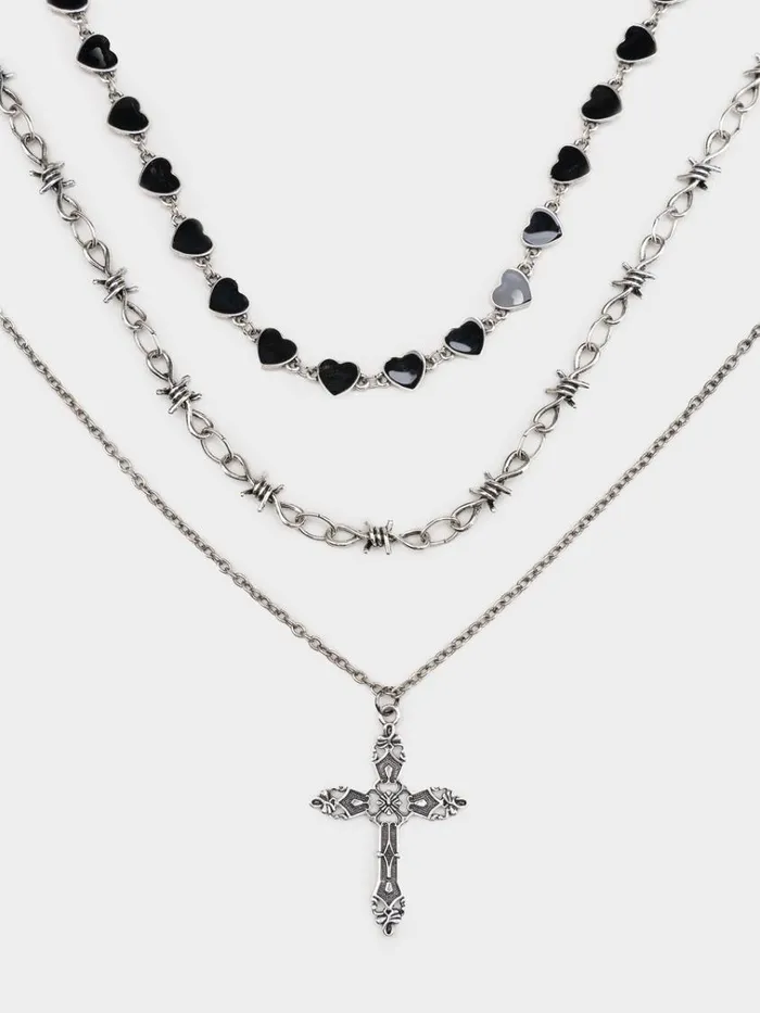 Shop Crown Of Thorns Silver Necklace Set Minga London Accessories