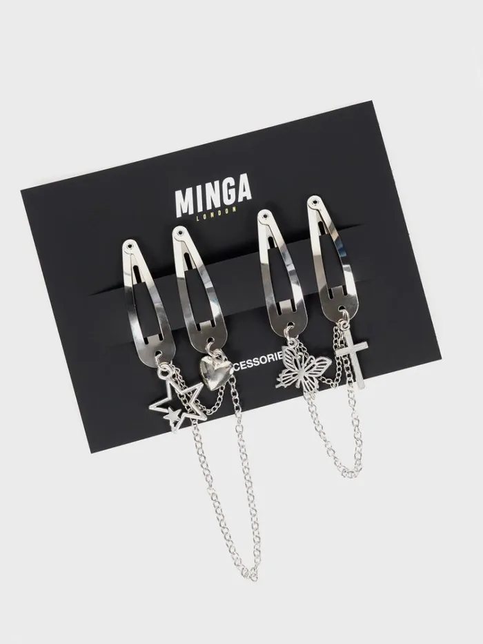 Shop Cyber Angel Hair Clips Set Minga London Accessories Shop Cyber Angel Hair Clips Set Minga London Accessories