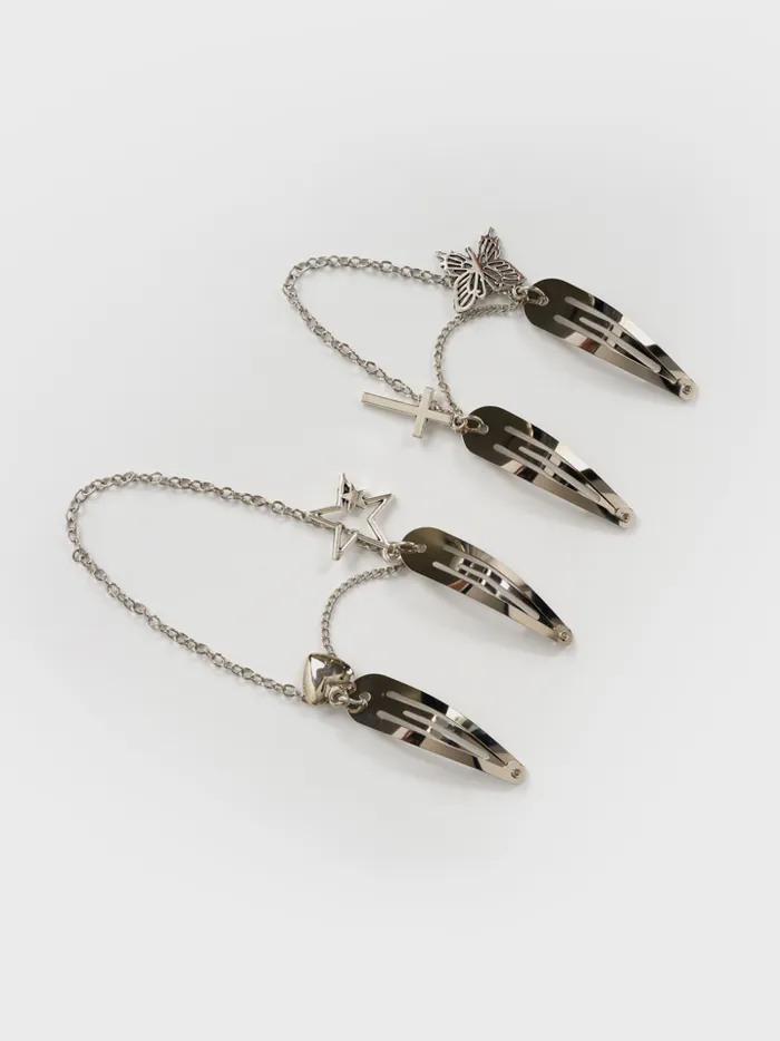 Shop Cyber Angel Hair Clips Set Minga London Accessories Shop Cyber Angel Hair Clips Set Minga London Accessories