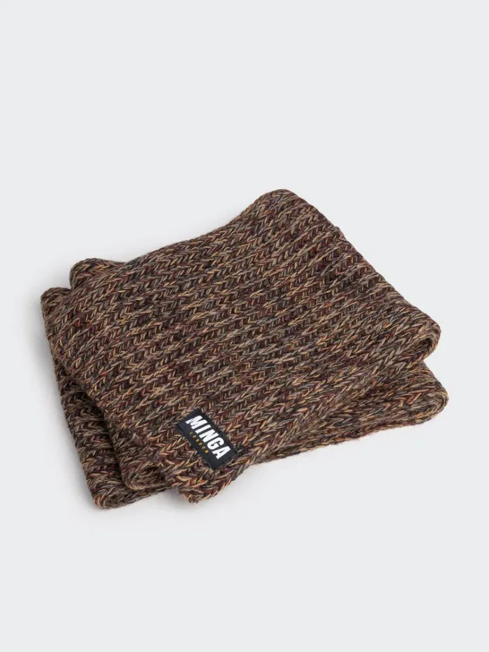 Shop Emmie Multi Coloured Textured Scarf Minga London Accessories