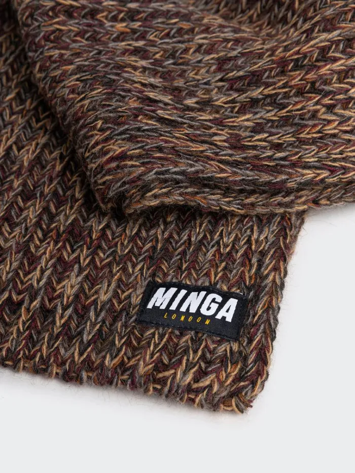 Shop Emmie Multi Coloured Textured Scarf Minga London Accessories