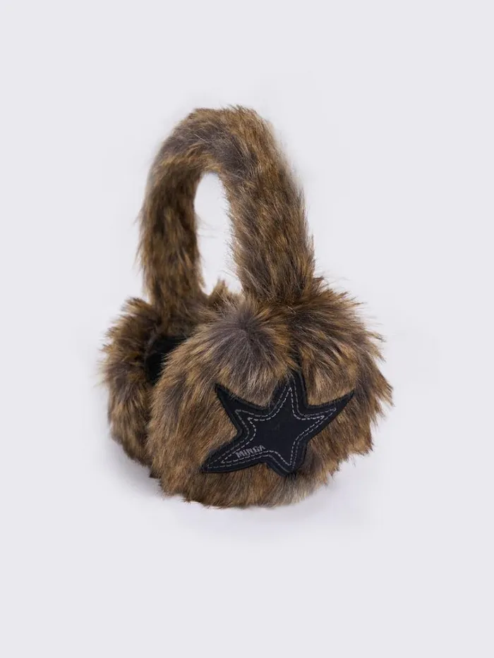 Shop Fuzzy Star Earmuffs Minga London Accessories