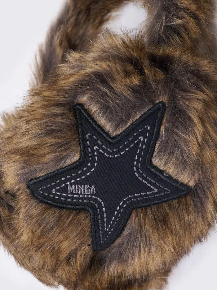 Shop Fuzzy Star Earmuffs Minga London Accessories