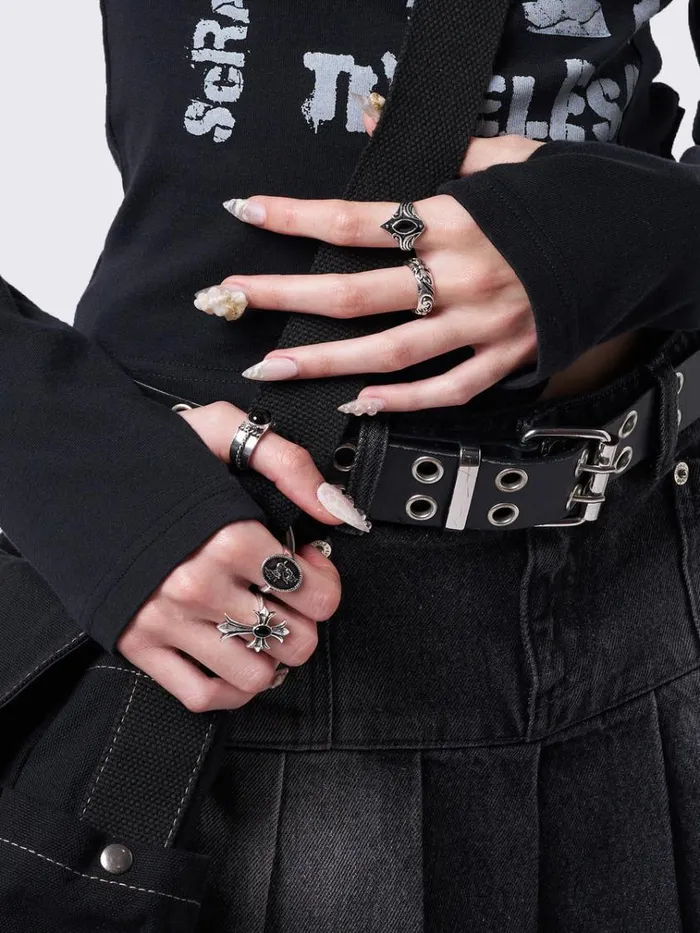 Shop Good Witch 5pc Gothic Ring Set Minga London Accessories