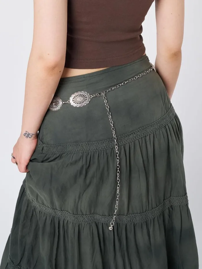 Shop Lost Treasure Metallic Concho Belt Minga London Accessories